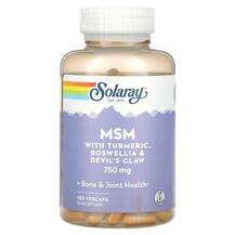 MSM with Turmeric Boswellia & Devil's Claw 750 mg, Ме...