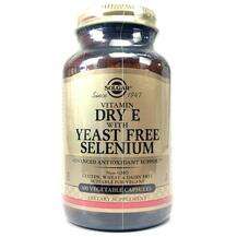 Solgar, Витамин E и Селен, Vitamin Dry E with Selenium, 100 ка...
