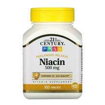 21st Century, Niacin Prolonged Release 500 mg, Ніацин 500 мг, ...