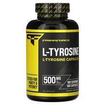 Primaforce, L-Tyrosine 500 mg, 180 Capsules