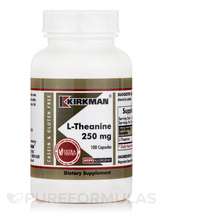 Kirkman, L-Theanine 250 mg Hypoallergenic, L-Теанін, 100 капсул
