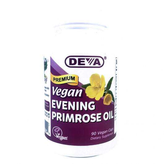 Vegan Evening Primrose Oil, Веганське масло примули вечірньої, 90 капсул