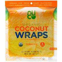 Organic Coconut Wraps Turmeric 5, Кокосової роли
