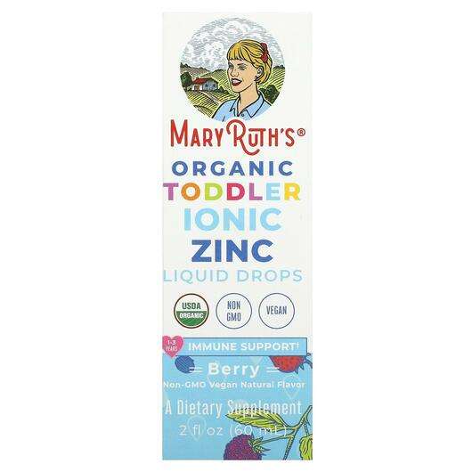 Основне фото товара MaryRuth's, Organic Toddler Ionic Zinc Liquid Drops 1-3 Years ...