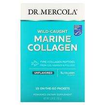 Dr. Mercola, Wild-Caught Marine Collagen Unflavored, 15 Packets
