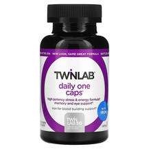 Twinlab, Мультивитамины, Daily One Caps with Iron, 90 капсул