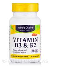 Vitamin D3 & K2 50 mcg / 20 mcg Витамины D3 + K2