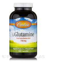 L-Глутамін L-Glutamine 750 mg Carlson 300 капсул