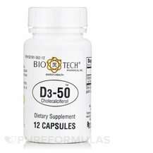 Bio-Tech Pharmacal, D3-50 50000 IU Cholecalciferol, Вітамін D3...