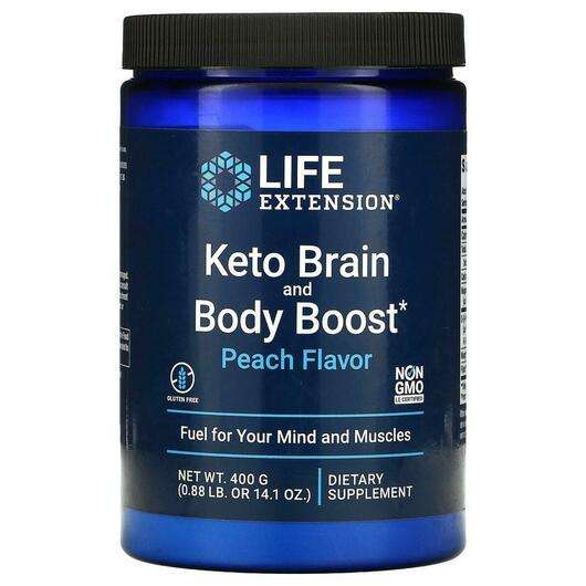 Основне фото товара Life Extension, Keto Brain & Body Boost, Кетони, 400 г