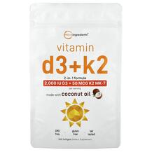 Vitamin D3 + K2 Витамины D3 + K2 Micro Ingredients