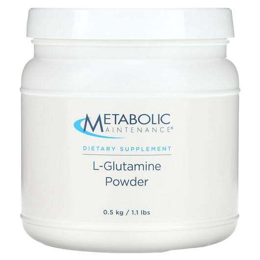 Основне фото товара Metabolic Maintenance, L-Glutamine Powder, L-Глютамін, 0.5 kg