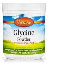 Carlson, Glycine Powder, 500 Grams