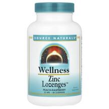Wellness Zinc Lozenges Peach-Raspberry 23 mg ПЭА