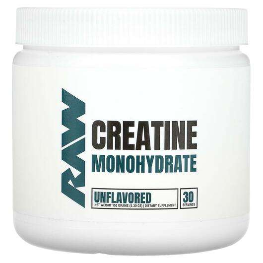 Основное фото товара Raw Nutrition, Креатин, Creatine Monohydrate Unflavored, 150 g...