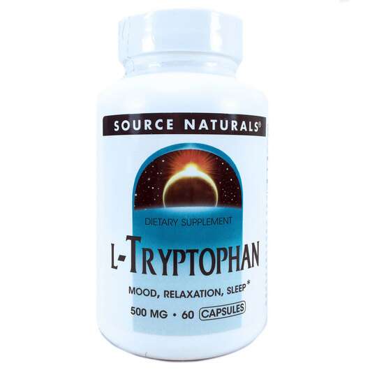 L-Tryptophan 500 mg, L-Триптофан 500 мг, 60 капсул