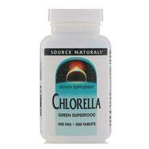 Source Naturals, Хлорелла 500 мг, Chlorella 500 mg 200, 200 та...