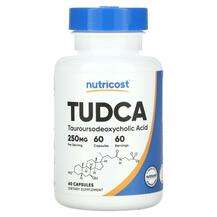 Nutricost, TUDCA 250 mg, Тудка, 60 капсул