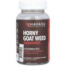 Havasu Nutrition, Горянка, Horny Goat Weed Gummies Raspberry, ...