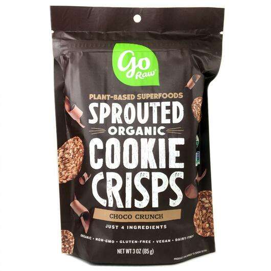 Choco Crunch Sprouted Cookies, Печиво, 85 г