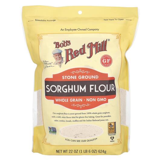 Основное фото товара Зерновые культуры, Stone Ground Sorghum Flour, 624 г