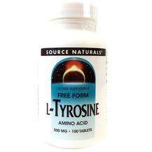 Source Naturals, L Tyrosine 500 mg, 100 Tablets