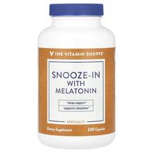 Snooze-In With Melatonin Мелатонин TheVitaminShoppe