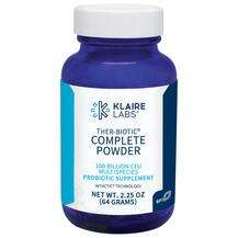 Klaire Labs SFI, Ther-Biotic Complete Powder, Пробіотики 60 по...