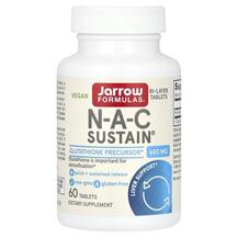 Vegan N-A-C Sustain 600 mg N-ацетилцистеин Jarrow