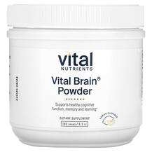 Vital Nutrients, Vital Brain Powder Lemon, Підтримка мозку, 180 г