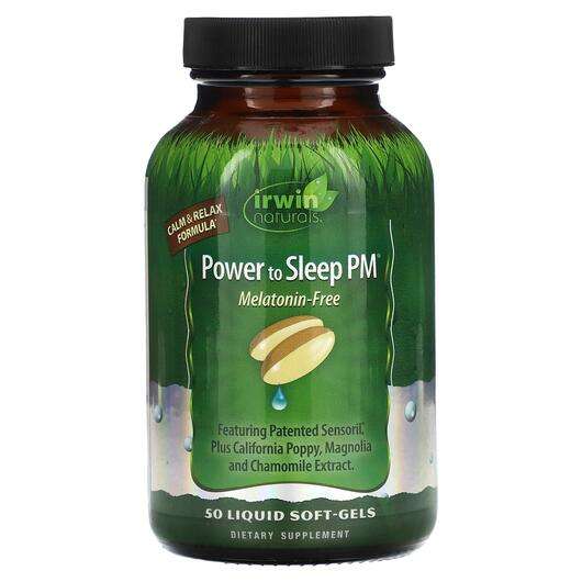 Основное фото товара Irwin Naturals, Мелатонин, Power to Sleep PM Melatonin-Free, 5...