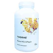Photo Betaine HCL 1000 mg with Pepsin Thorne 225 Capsules