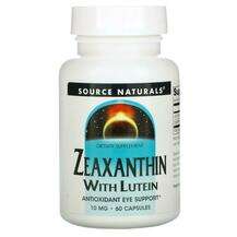 Source Naturals, Зеаксантин с лютеином 10 мг, Zeaxanthin with ...