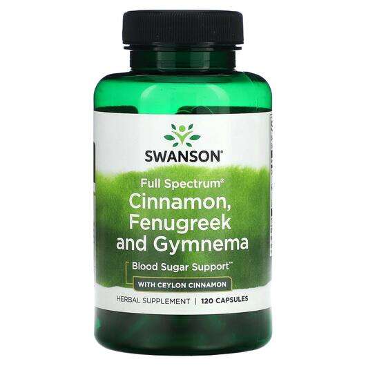 Фото товару Full Spectrum Cinnamon Fenugreek & Gymnema with Ceylon Cinnamon