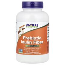 Prebiotic Inulin Fiber Инулин NOW 180 капсул