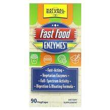 Natural Balance, Fast Food Enzymes, 90 VegCaps