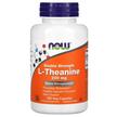 NOW, L-Теанин 200 мг, L-Theanine Double Strength, 120 капсул