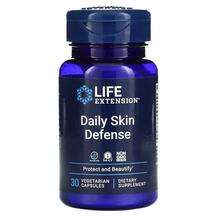 Life Extension, Витамины для кожи, Daily Skin Defense, 30 капсул