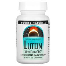 Lutein 6 mg 90 Лютеин 6 мг Source Naturals 90 капсул
