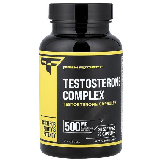 Основне фото товара Primaforce, Testosterone Complex, Бустер Тестостерону, 90 капсул