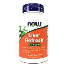 Now, Поддержка печени, Liver Refresh Liver Support, 90 капсул