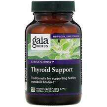 Gaia Herbs, Поддержка щитовидной железы, Thyroid Support, 120 ...