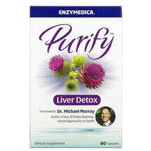 Enzymedica, Purify Liver Detox, Очищення печінки, 60 капсул