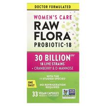 Women's Care Raw Flora Probiotic-18 Пробиотики для
