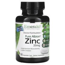 Цинк Pure Albion Zinc 25 mg Emerald 90 капсул