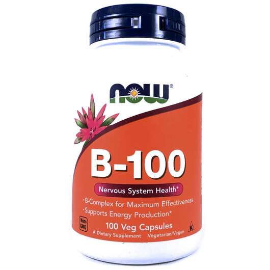 B-100, Комплекс Вітаміну B-100, 100 капсул