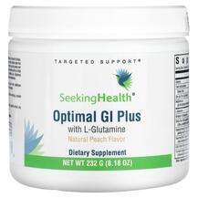 Seeking Health, Optimal GI Plus with L-Glutamine Natural Peach...