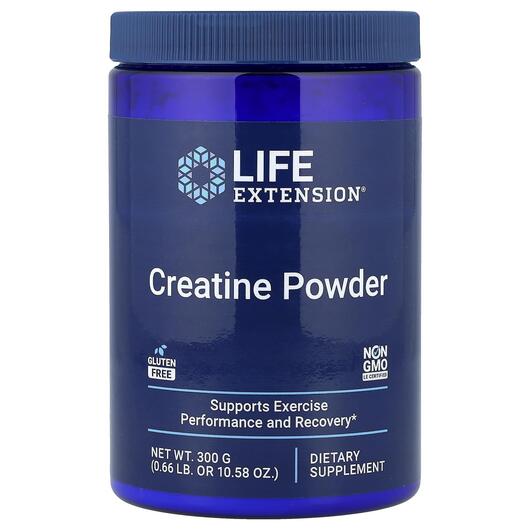 Основне фото товара Life Extension, Creatine Powder, Креатин, 300 г