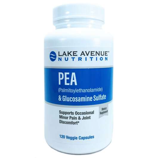 PEA & Glucosamine Sulfate, PEA з глюкозаміном, 120 капсул