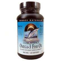 Source Naturals, Омега 3, Arctic Pure Omega 3 Fish Oil Ultra P...